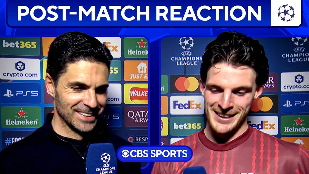 Arteta & Rice on Arsenal securing second straight UCL Semifinal