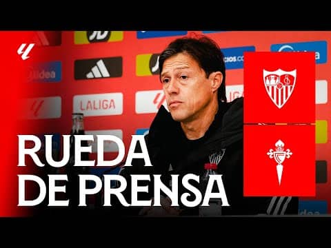 Rueda de prensa de Matías Almeyda previa al #SevillaCelta | 📡 EN DIRECTO