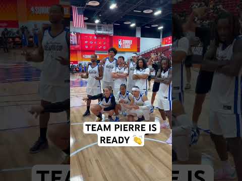 Team Pierre is ready for the NBA Creator Cup