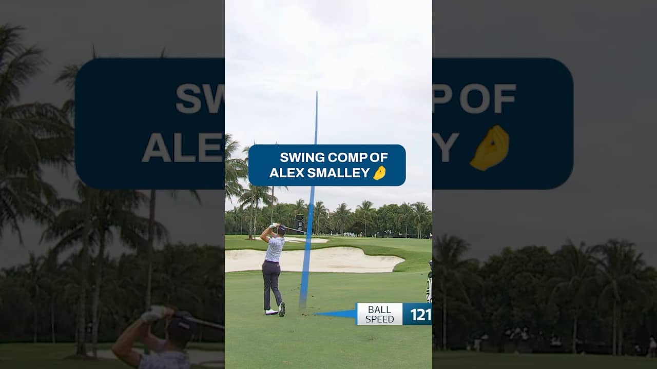Alex Smalley’s SILKY swing 🏌️‍♂️