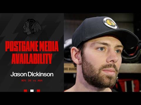 "Tonight they showed up and did their job." | Jason Dickinson Postgame 11.30.25