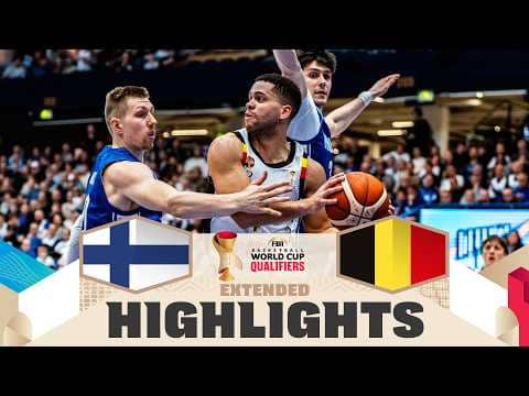 Finland 🇫🇮 v Belgium 🇧🇪 | Extended Highlights | FIBA Basketball World Cup 2027 European Qualifiers