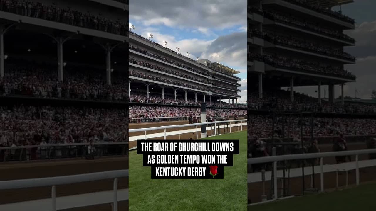 Churchill Downs goes CRAZY for Derby finish 🏇🏆