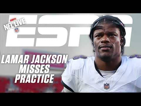 AFC North 👀 Lamar Jackson misses practice + Ja’Marr Chase film breakdown | NFL Live