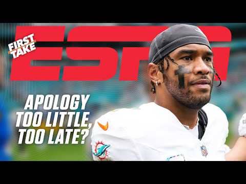 Tua Tagovailoa calls Week 6 comments a mistake 👀 Stephen A. respects his accountability | First Take