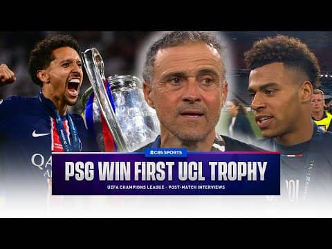 "My daughter is ALWAYS WITH US" Enrique on PSG VICTORY 🥹 | "I'm living MY DREAM" Doué on UCL FINAL 🤩