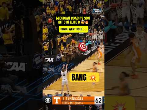 COACH’S SON hit 3 in garbage time 👏🔥