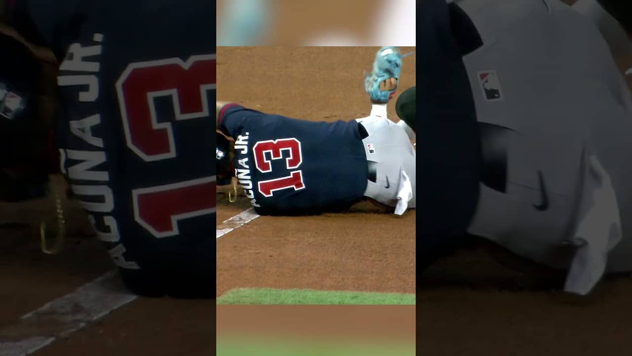 Ronald Acuña Jr. is back and having fun 😆