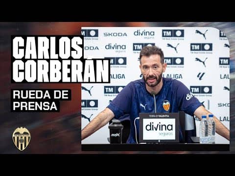 RUEDA DE PRENSA DE CARLOS CORBERÁN PREVIA AL RAYO VALLECANO - VALENCIA CF