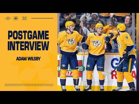 Adam Wilsby: Postgame Interview - Dec. 20th
