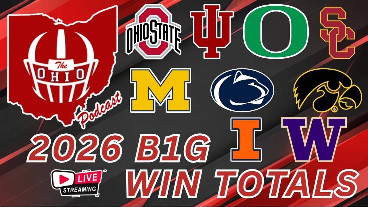 2026 BIG TEN WIN TOTALS - The OHIO Podcast