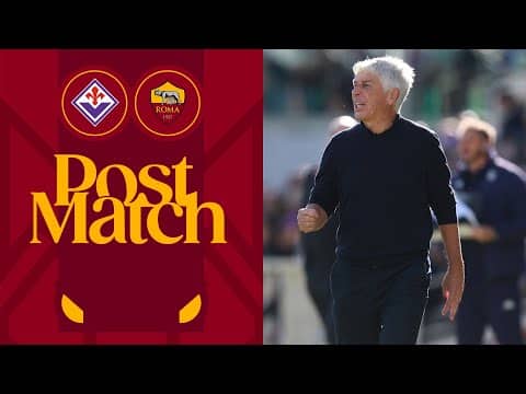 GIAN PIERO GASPERINI | INTERVISTA POST FIORENTINA-ROMA