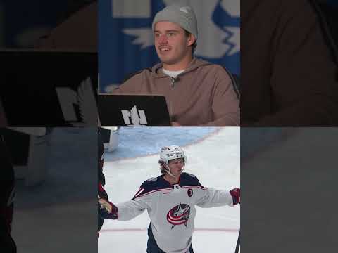 SPIN-O-RAMA! Adam Fantilli and Cole Sillinger React to Kent Johnson's Backhand Goal! | 1 Through 5