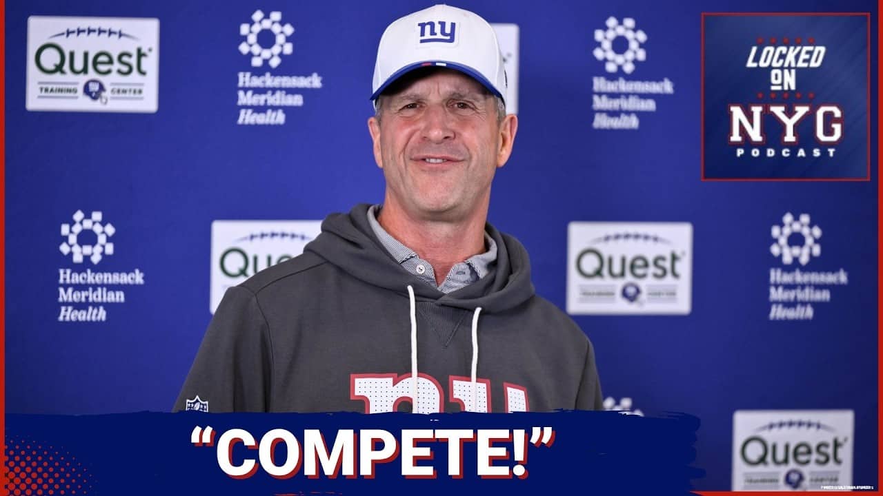 MINDSET: NY Giants OTAs Rely on John Harbaugh’s Competitive Edge