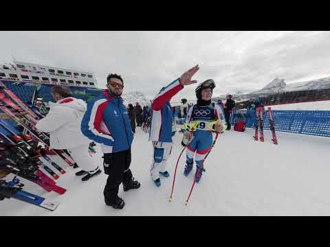 Race alongside alpine skiers at the Winter Olympics | NBC Sports