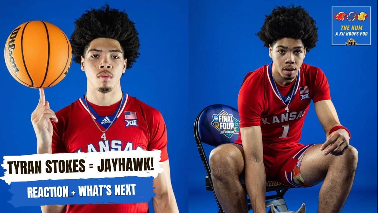 INSTANT REACTION: No. 1 prospect Tyran Stokes chooses KANSAS! What could be next? | The Hum