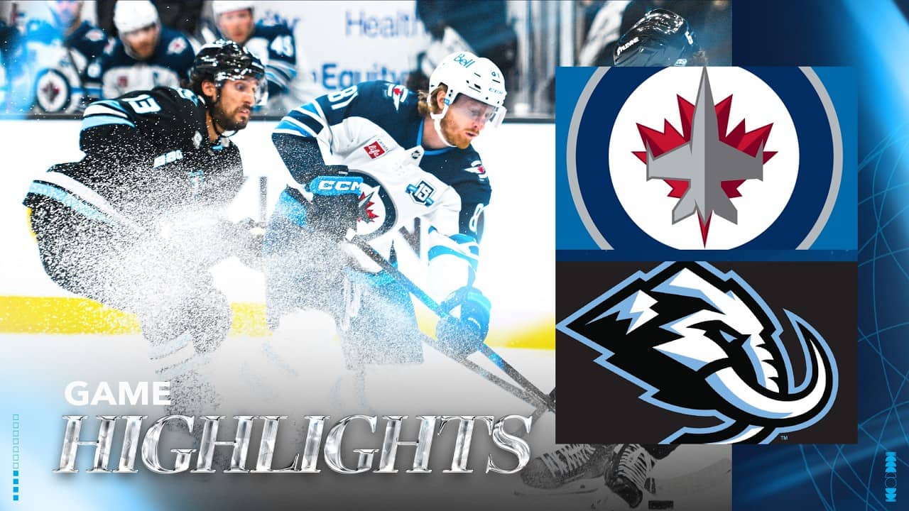 Utah Mammoth vs. Winnipeg Jets - Game Highlights