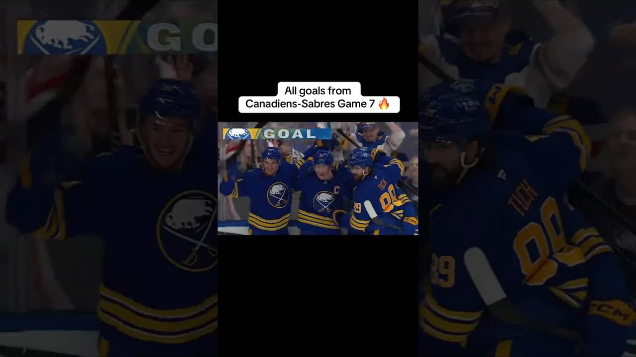 Every goal from Canadiens-Sabres Game 7 🏒