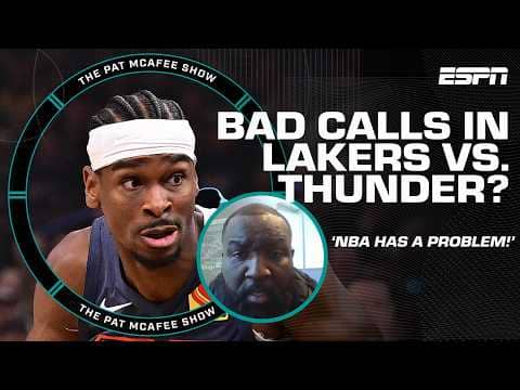 Perk HATED the officiating in Lakers vs. OKC 👀 ‘A lot of FLOPPING… NO CALLS!’ | The Pat McAfee Show