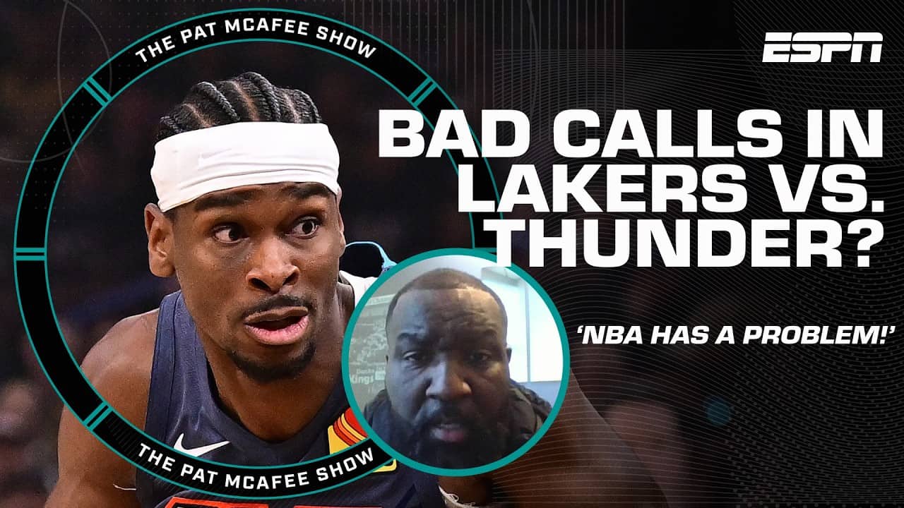 Perk HATED the officiating in Lakers vs. OKC 👀 ‘A lot of FLOPPING… NO CALLS!’ | The Pat McAfee Show