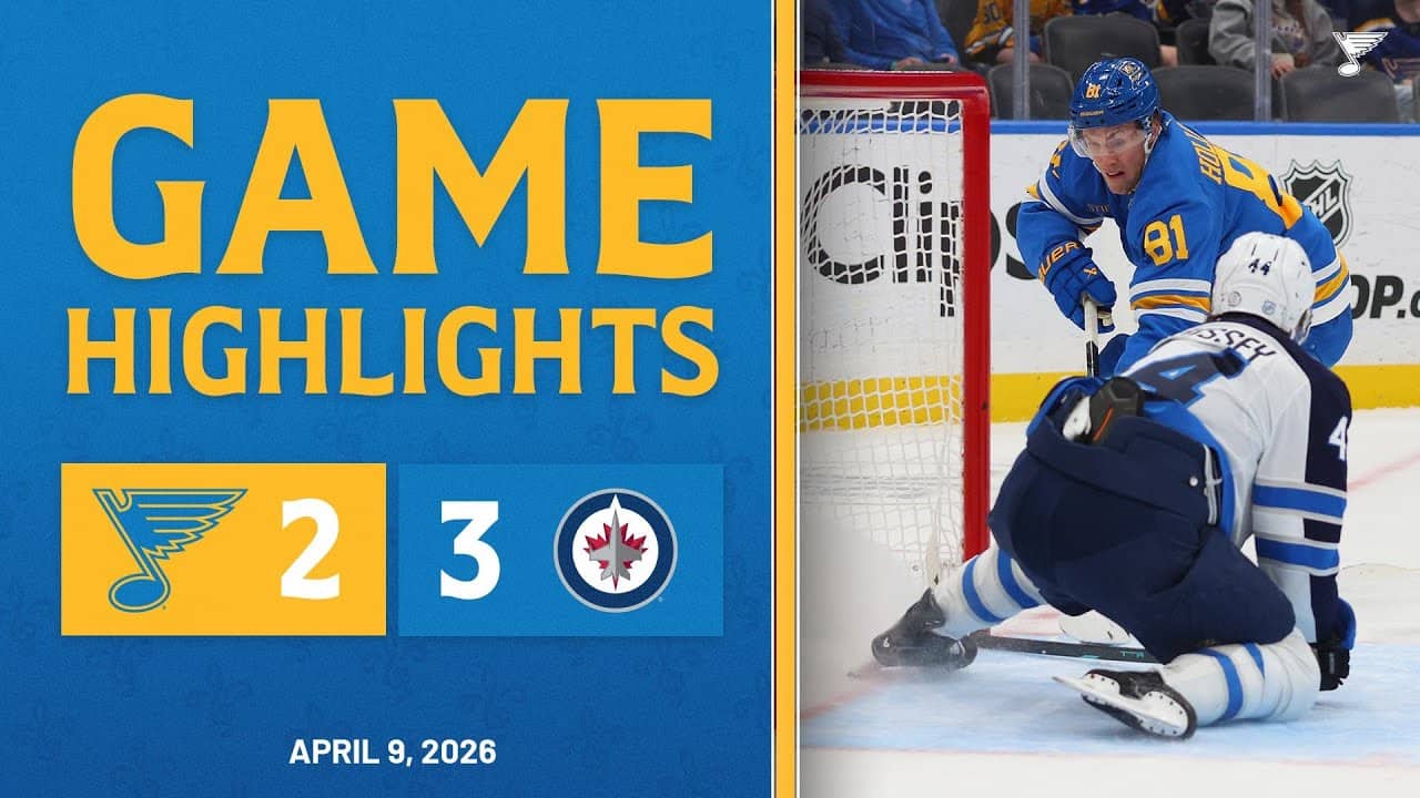 Game Highlights: Jets 3, Blues 2
