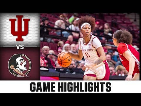 Indiana vs. Florida State Game Highlights |  2025-26 ACC Women’s Basketball