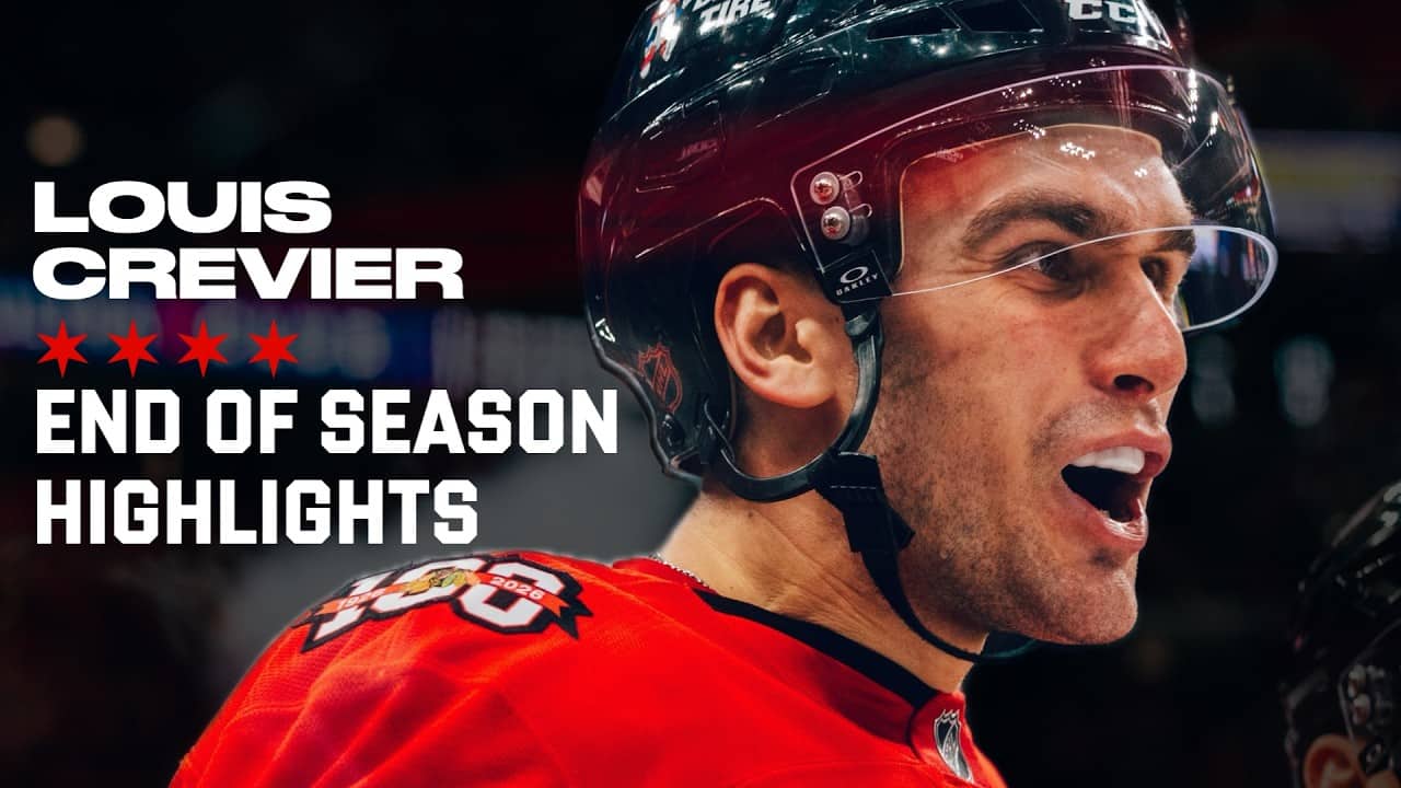 LOUIS CREVIER End of Season Highlights ❗️📹 | Chicago Blackhawks