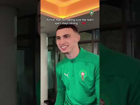Hakimi calls in to check on his Morocco teammates while recovering from injury 🥹 | CBS Sports Golazo