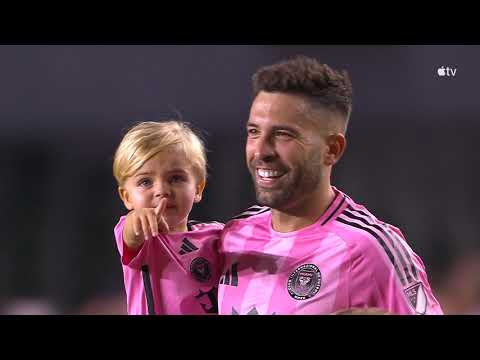 Jordi Alba FAREWELL CELEBRATION with Inter Miami