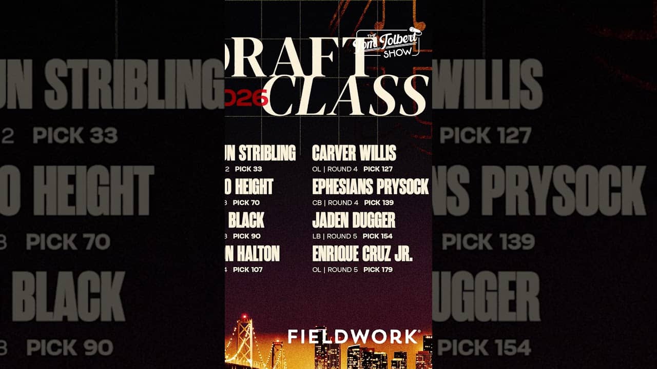 Brent Jones on the 49ers Draft Class Grades #49ers  #nfldraft  #nfl  #sanfrancisco49ers
