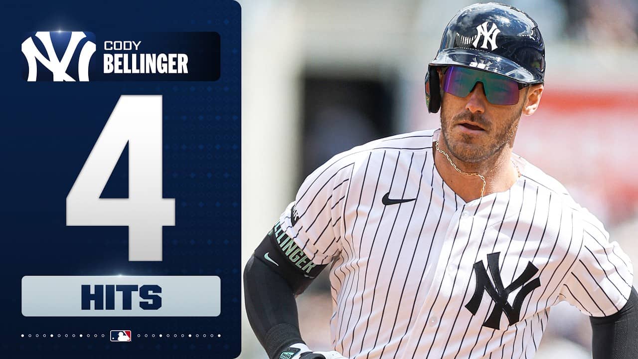 Cody Bellinger socked 2 homers in a 4-hit game, raising OPS from .755 to .855! | MLB Highlights