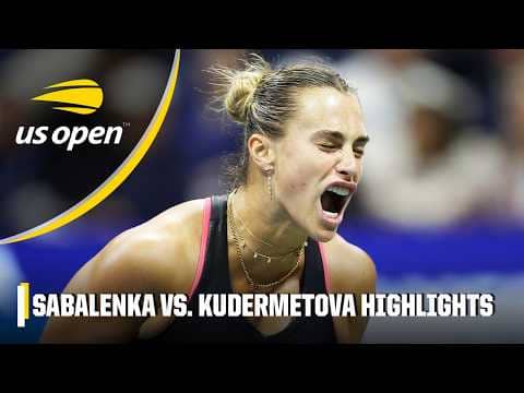No. 1 Aryna Sabalenka vs. Polina Kudermetova | Round 2 Highlights | 2025 US Open
