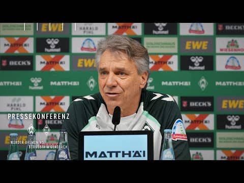 Pressekonferenz vor M'Gladbach I SV Werder Bremen vs.Borussia Mönchengladbach