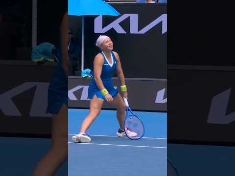 HOW did she make that shot?! 🤯