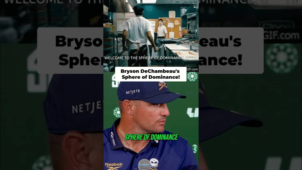 Bryson DeChambeau's SPHERE OF DOMINANCE #shorts