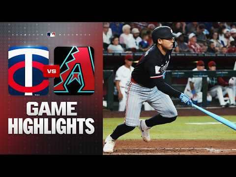 Twins vs. D-backs Game Highlights (6/21/26) | MLB Highlights
