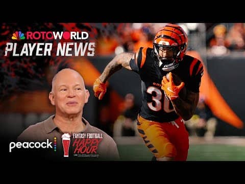 Bengals' Chase Brown a 'mid to low RB2' rest of season | Fantasy Football Happy Hour | NFL on NBC