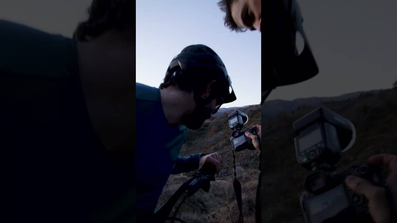 Behind the scenes look of the Bad Habit in its natural setting 🎥 #shorts #mtb