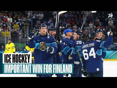 Finland men's hockey rebounds with 4-1 win over Sweden