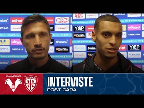 Post Gara | Pisacane e Idrissi dopo Verona-Cagliari | Serie A Enilive