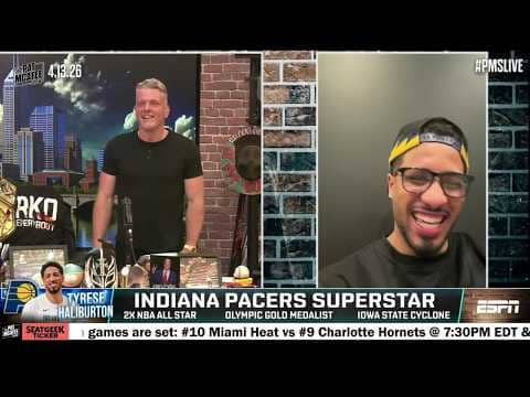 Tyrese Haliburton on his weight gain: 'I'm being called Tyrese Hali-BURGER' 🍔 | The Pat McAfee Show