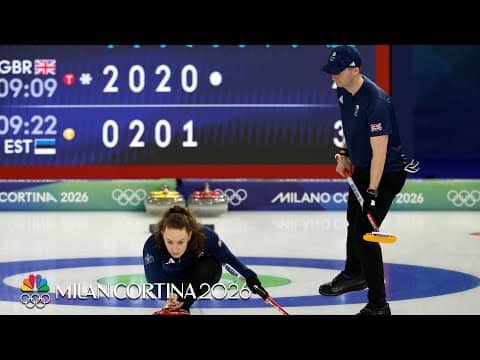Great Britain's seventh end clutch paves way for win vs. Estonia | Winter Olympics 2026 | NBC Sports