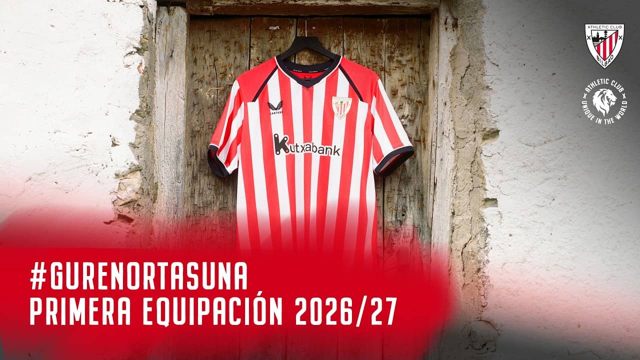 Athletic Club x Castore I Primera Equipación 2026/27 Home Kit
