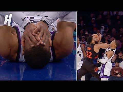 Russell Westbrook Gets Elbowed in the Face and Still Gets the Foul 🤦‍♂️