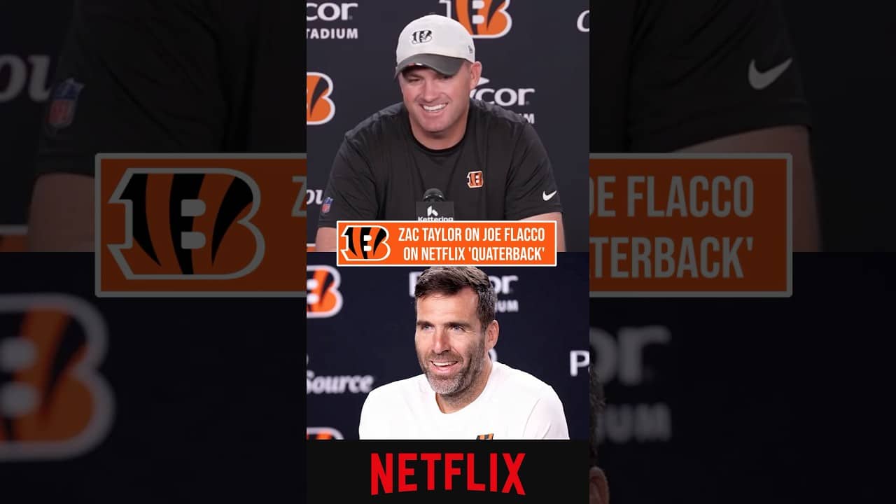 Zac Taylor on Joe Flacco on Netflix 'Quarterback' #Bengals
