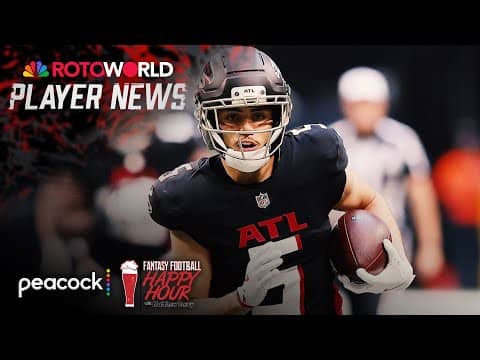 Impacts of WR injuries to Drake London, Harrison Jr. | Fantasy Football Happy Hour | NFL on NBC