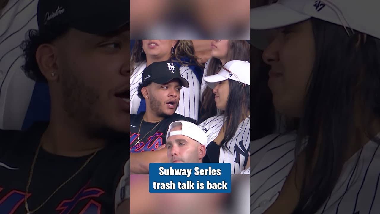 Family, friends, colleagues, opposing fans on the subway…no one is safe 😭Subway Series 2026 tonight!