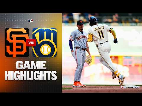 Giants vs. Brewers Game Highlights (6/4/26) | MLB Highlights