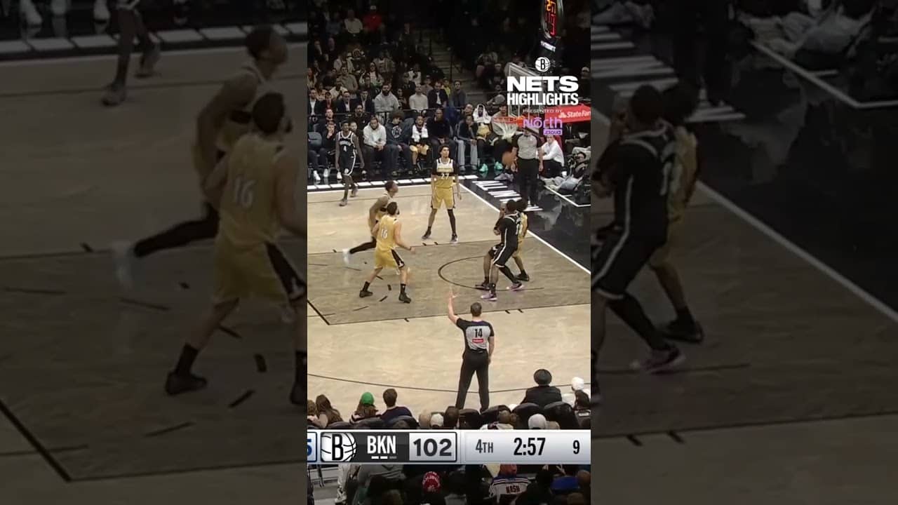 Nolan Traore sets career highs in scoring and three-pointers 🎯 #nba #brooklynnets #highlights