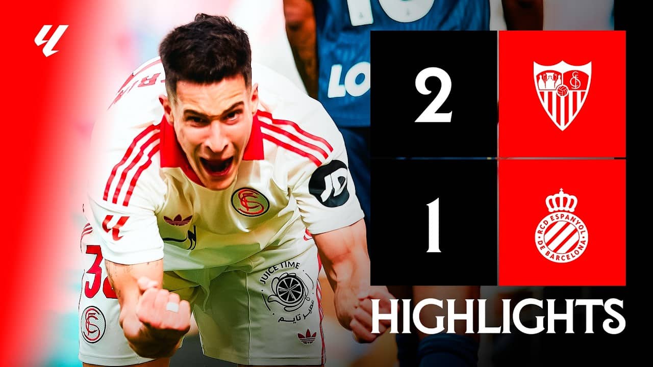 Sevilla FC-RCD Espanyol (2-1) LALIGA | Resumen
